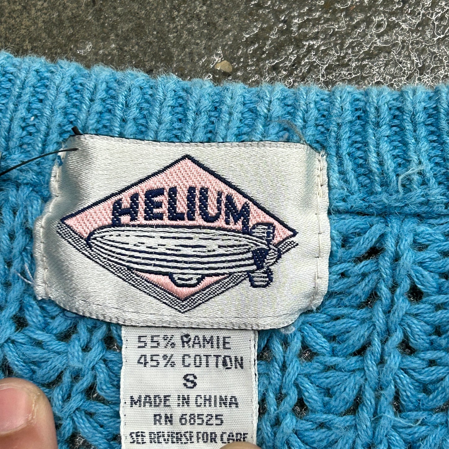 Vintage Helium Chunky Knit Sweater