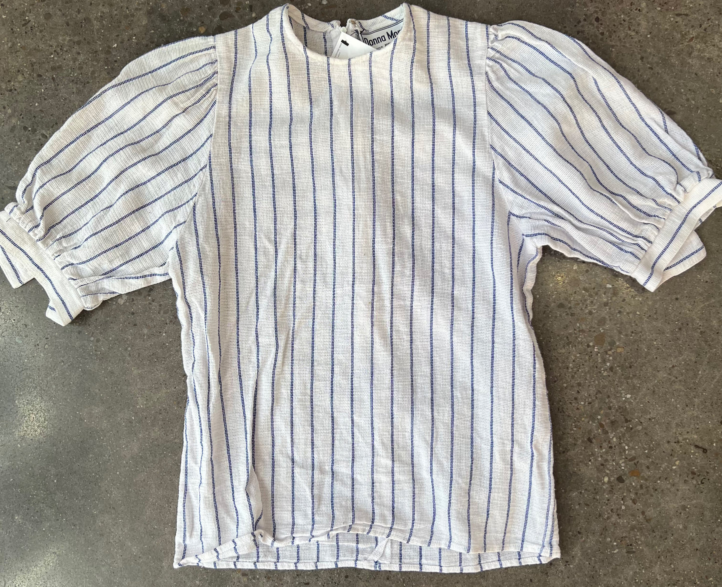 Vintage Stripe Donna Morgan Blouse