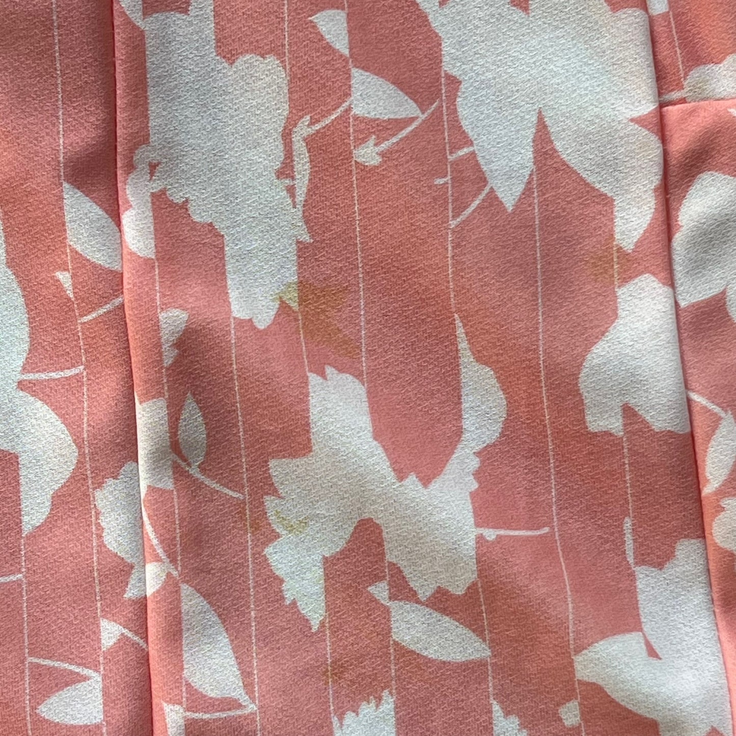 Vintage Pink Print Dress