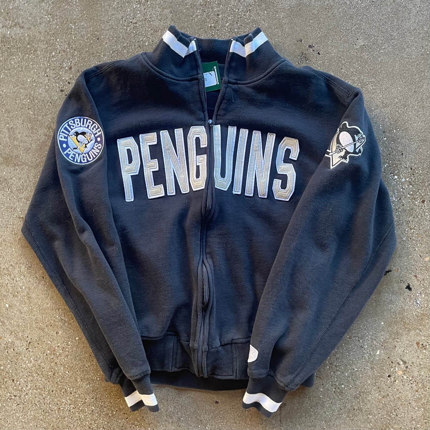 Vintage Pittsburgh Penguins Zip Up