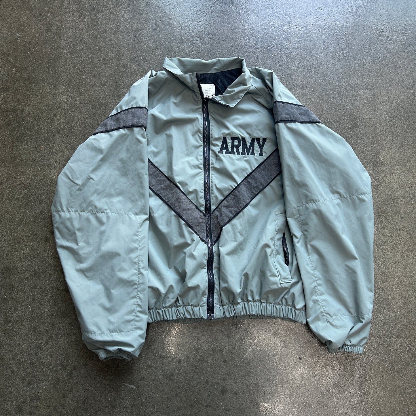 Vintage Army Zip Up Jacket