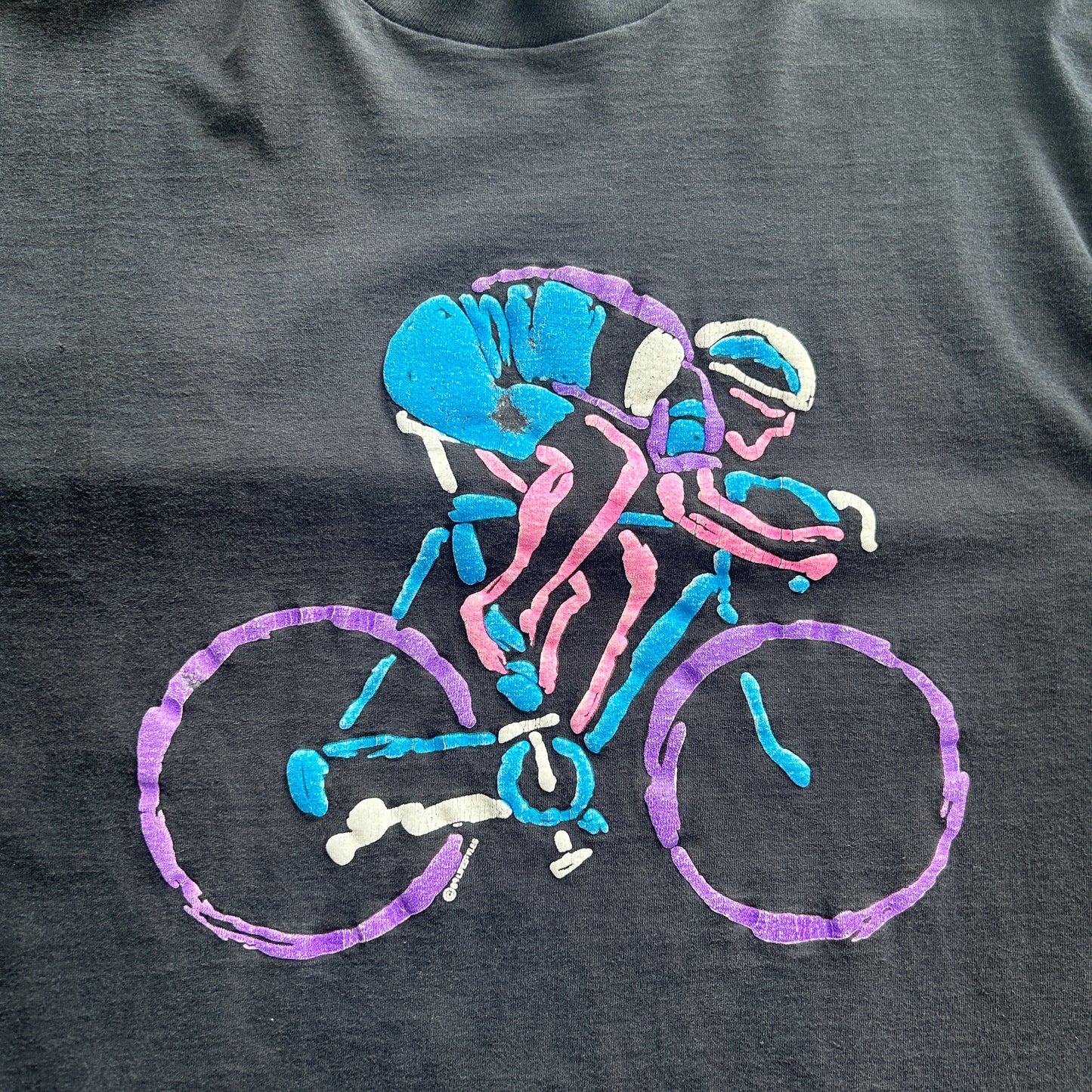 Vintage 90s Biking Tshirt