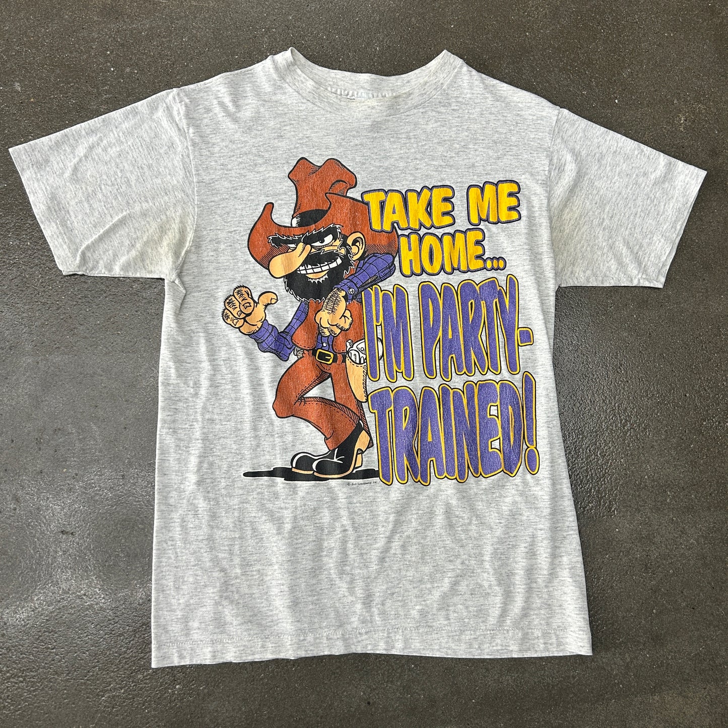 Vintage Party Trained Cowboys Tee