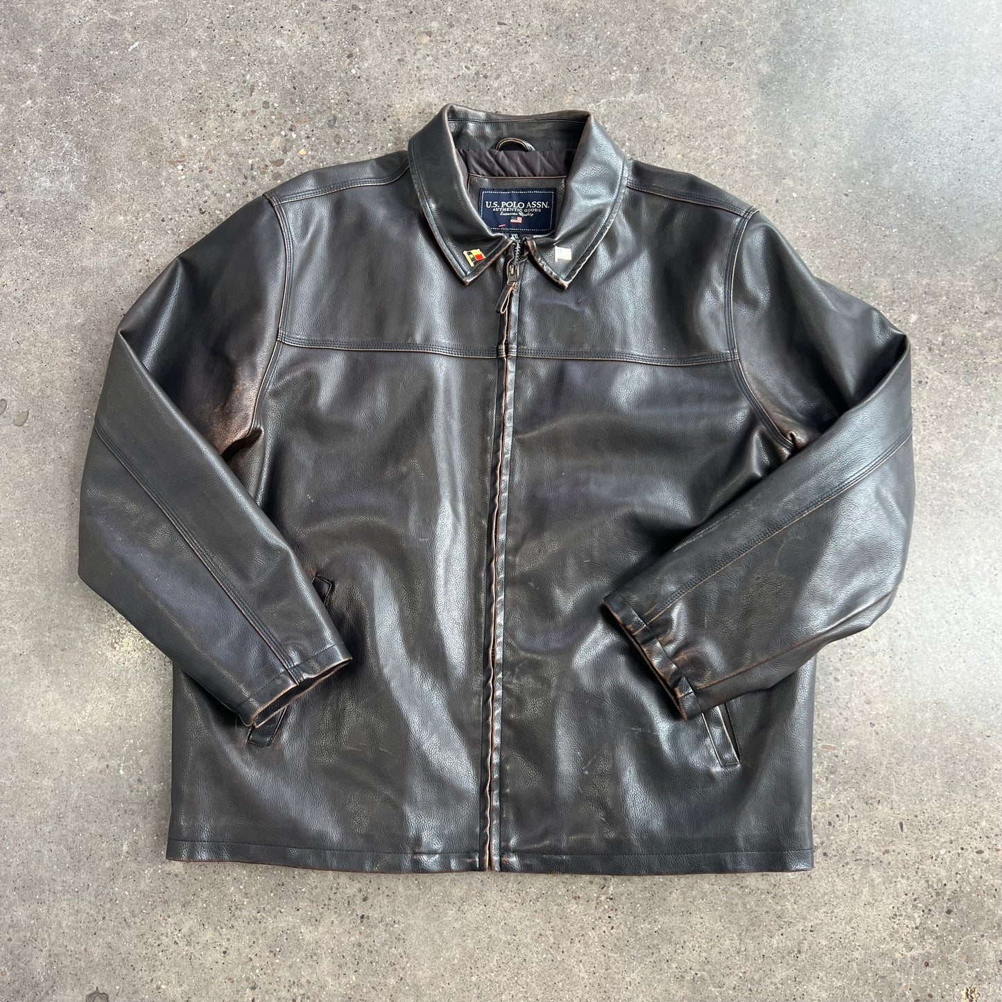 Vintage US Polo Assn Leather Jacket