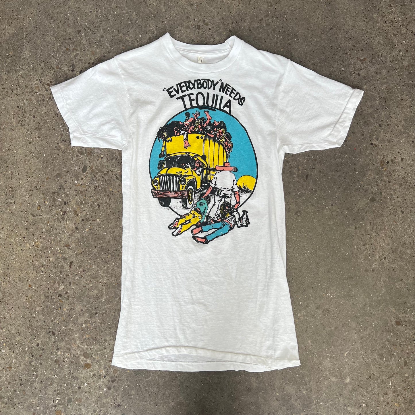 Vintage Everybody Needs Tequila Tee