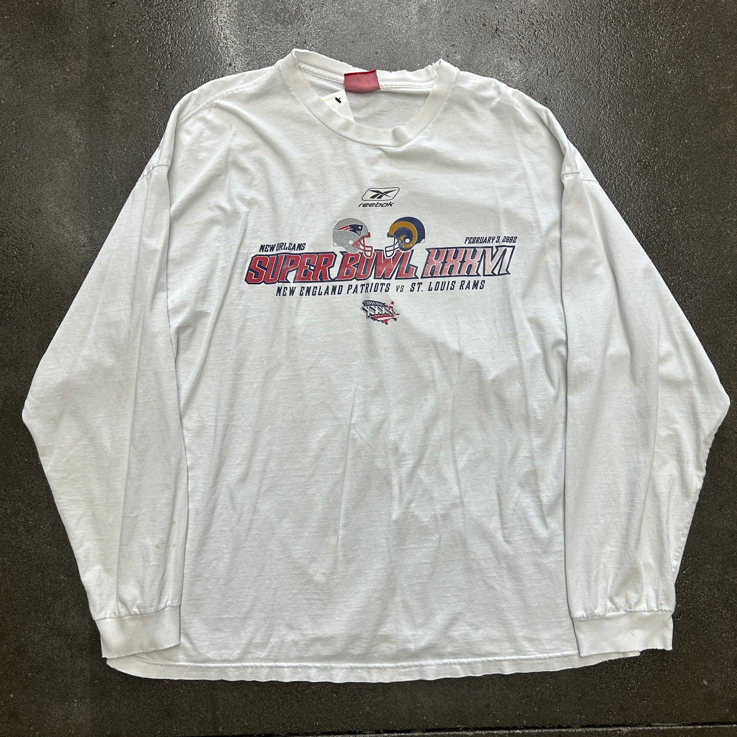 Vintage Super Bowl Long Sleeve Tee