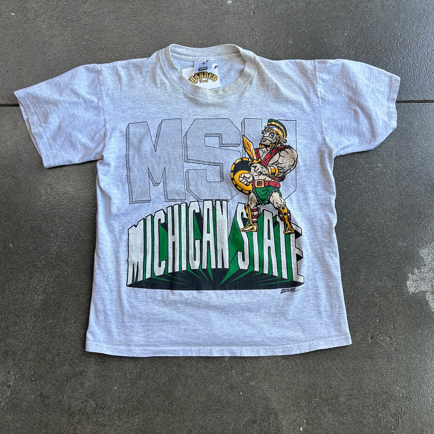 Vintage 90s Michigan State Football Tshirt