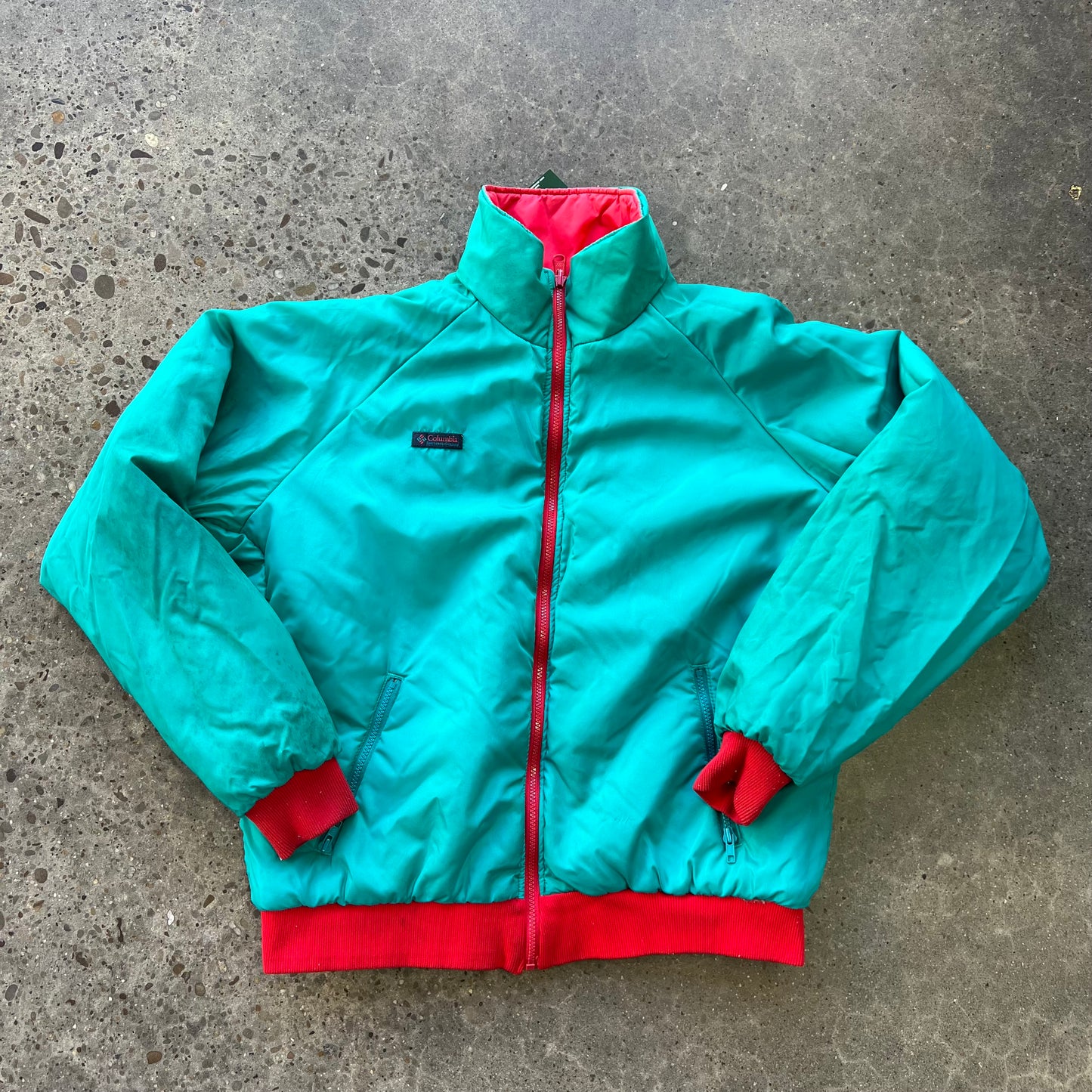 Vintage Reversible Columbia Puffer Jacket