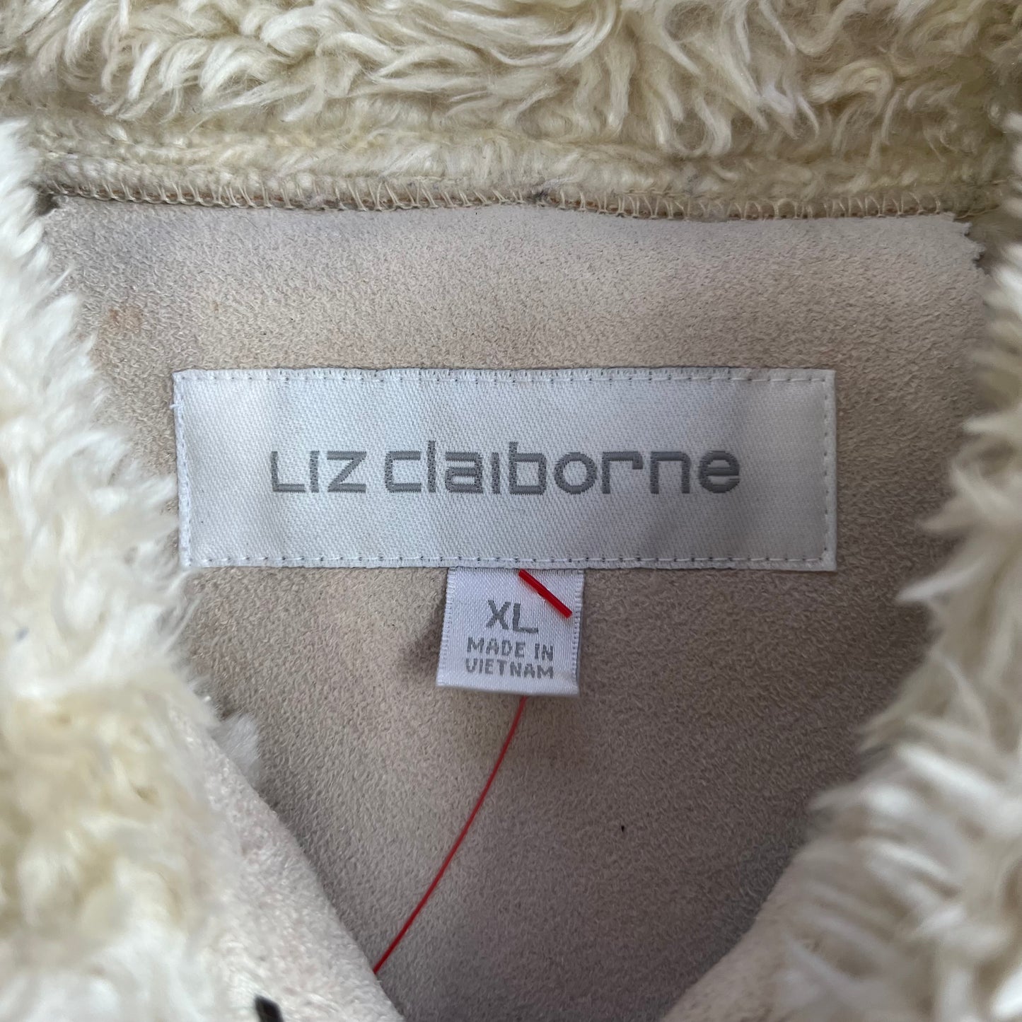 Vintage Liz Claiborne Stitched Suede Jacket