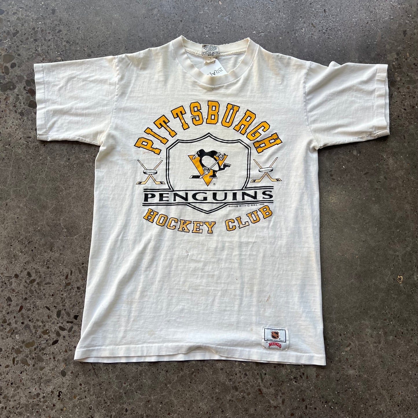 Vintage 1988 Nutmeg Penguins Hockey Club Tee