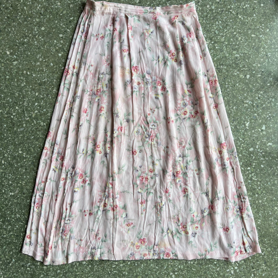 Vintage Jaclyn Smith Pink Pleated Skirt