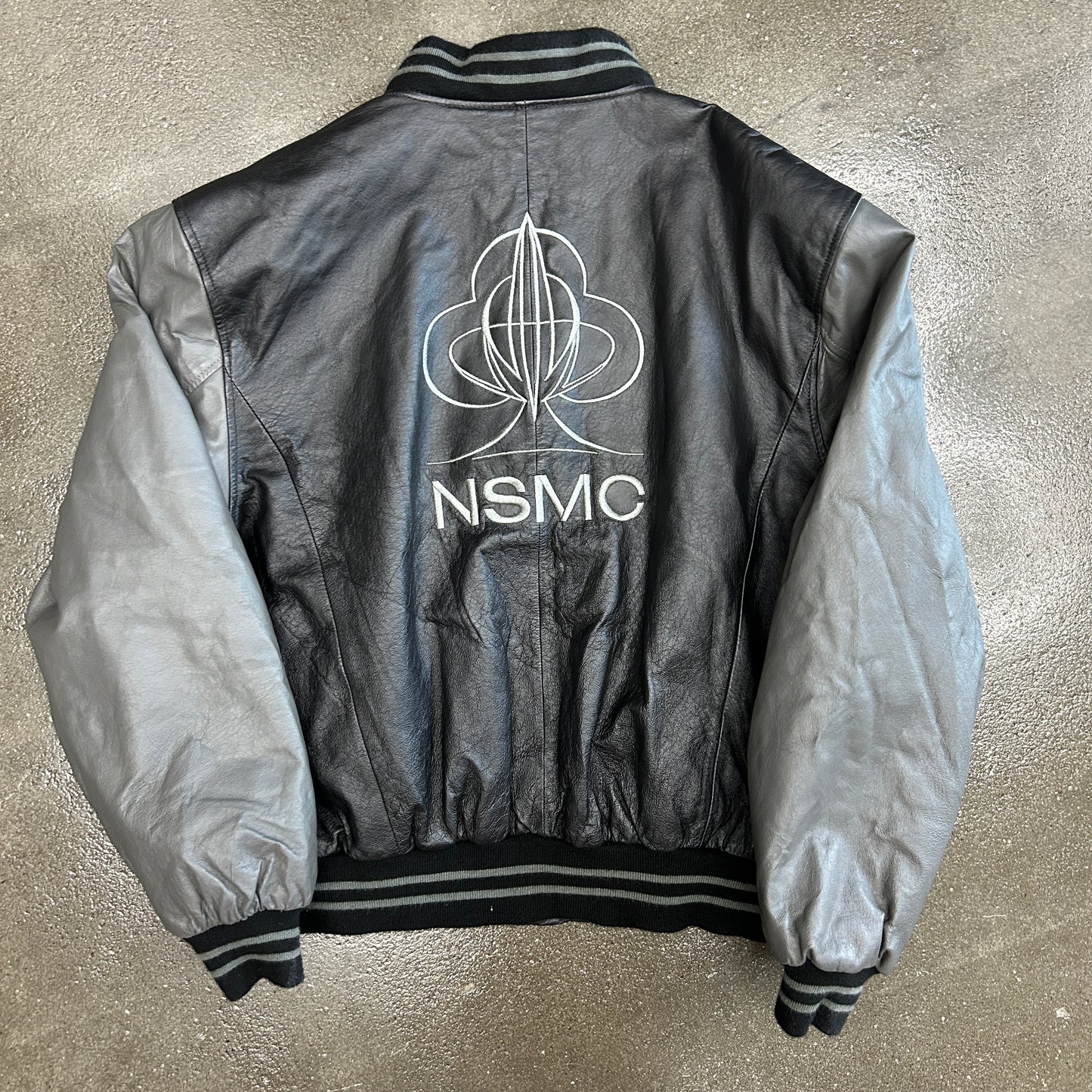 Vintage National Street Machine Club Leather Bomber