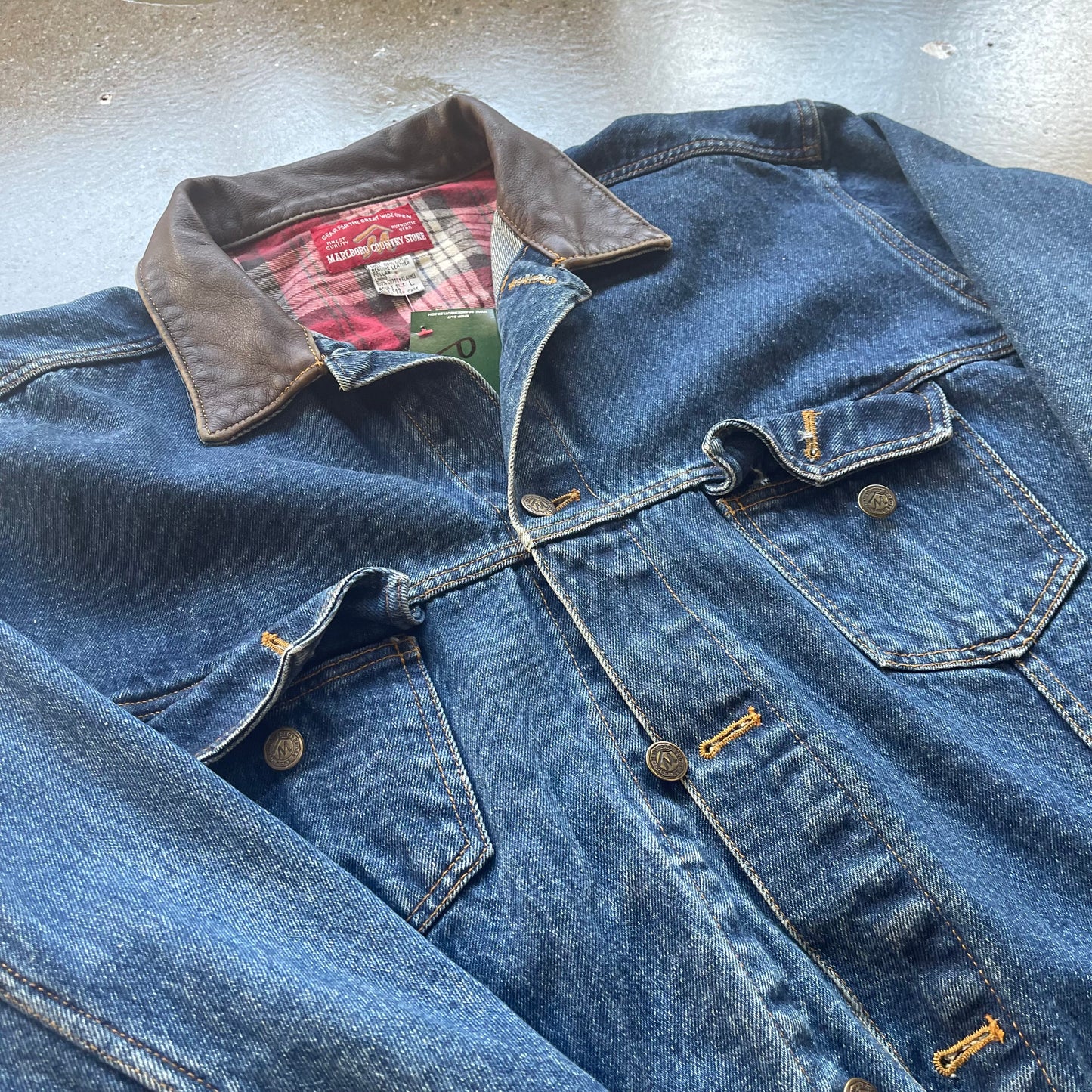 Vintage Marlboro Denim Jacket