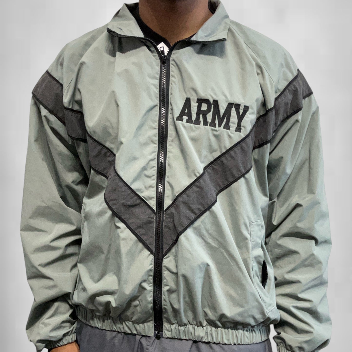 Vintage Army Zip Up Jacket