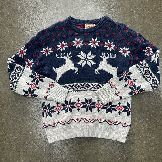 Vintage Adirondack Christmas Sweater