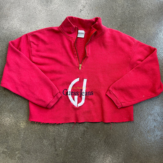 Vintage Guess Cropped Crewneck