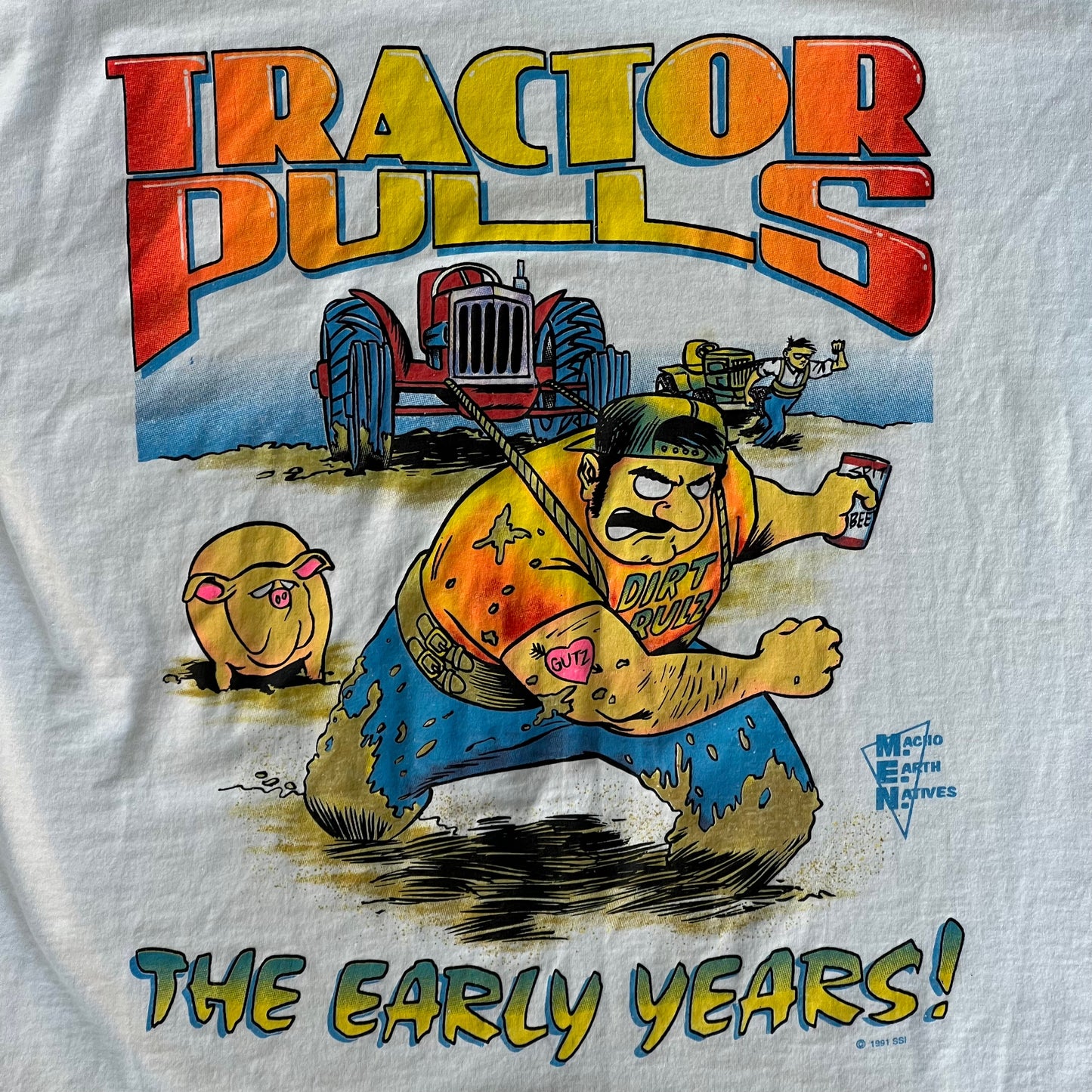 Vintage 1991 Tractor Pulls The Early Years! Tee