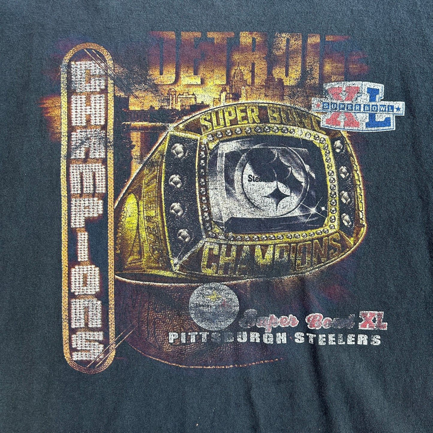 Vintage 2006 Super Bowl X Pittsburgh Steelers Tee