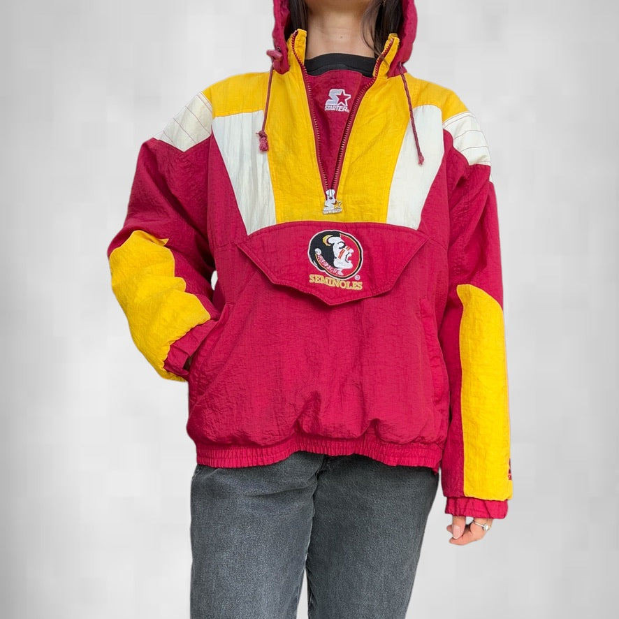 Vintage FSU Seminoles Starter Puffer