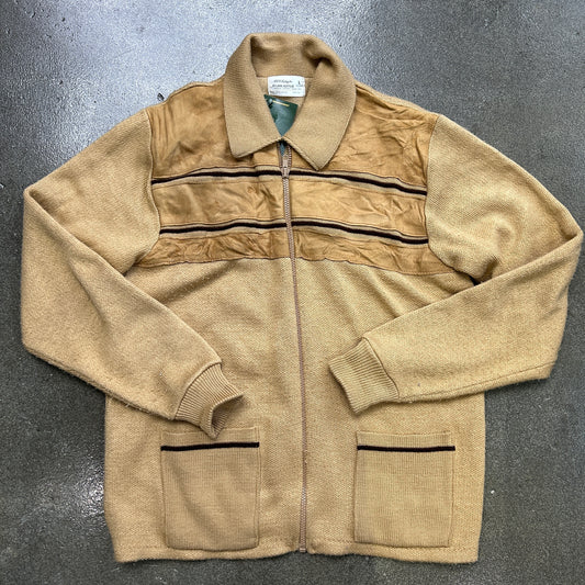 Suede Trim Jacket