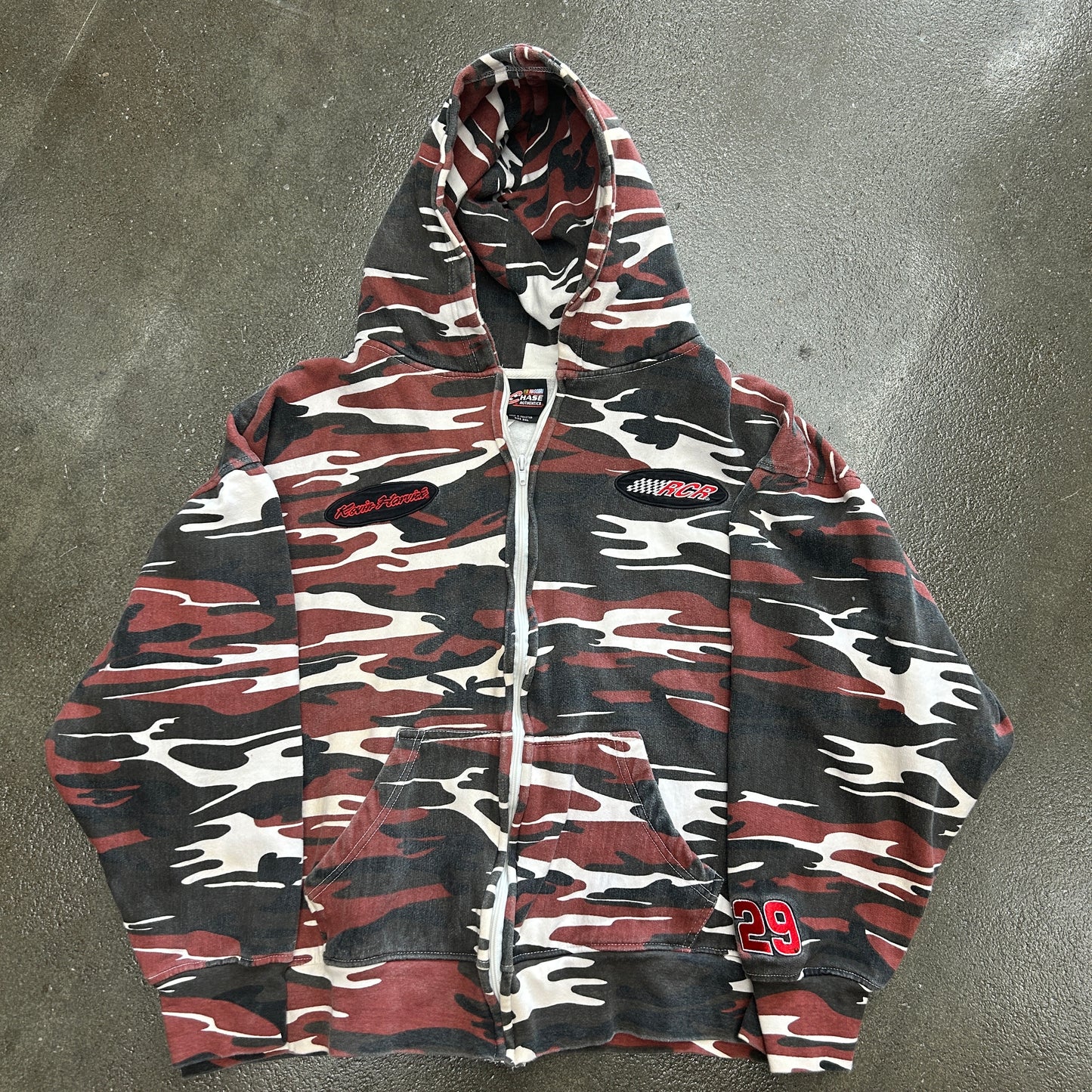 Vintage Chase Authentics Kevin Harvick Camo Jacket