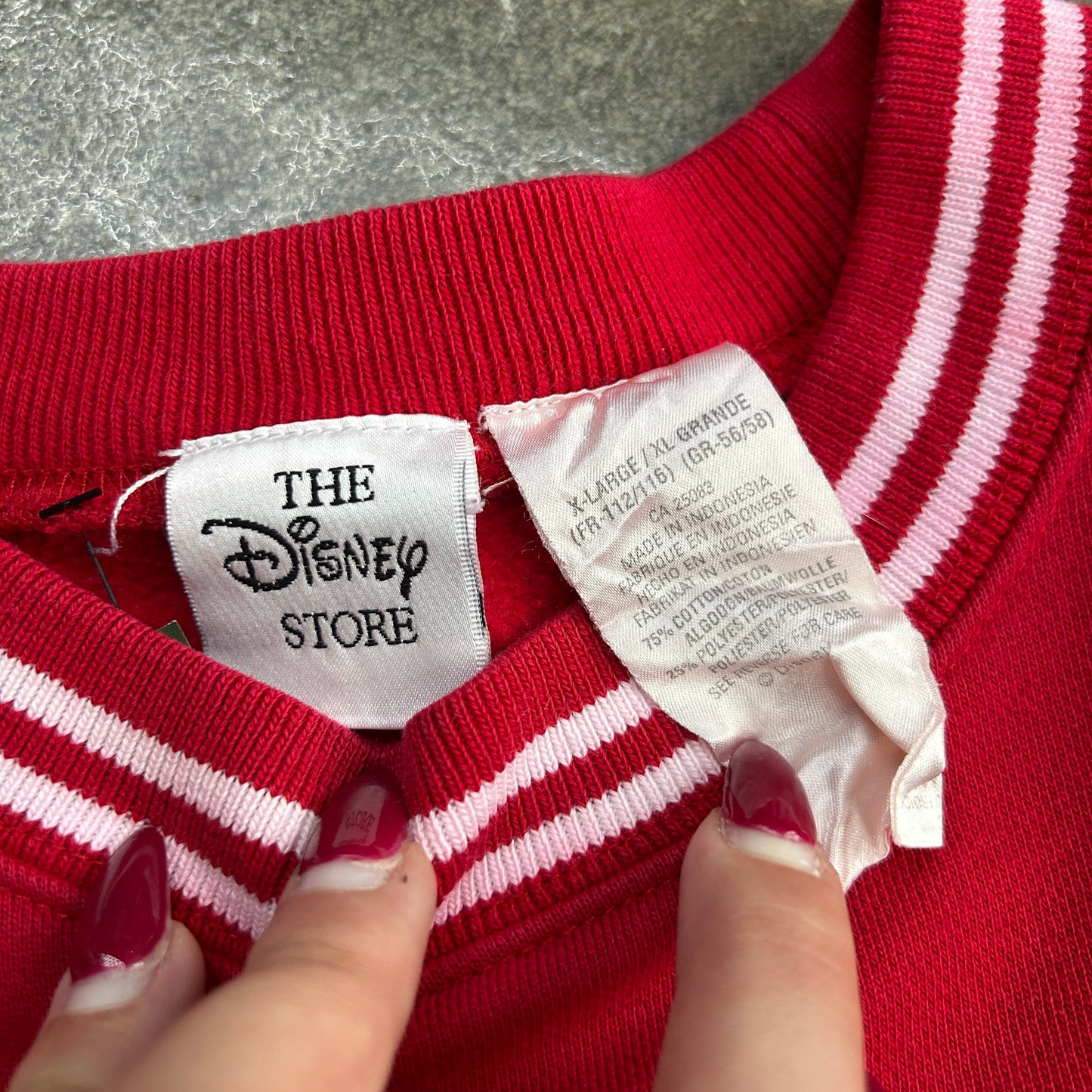 Vintage Embroidered Mickey Mouse Crewneck