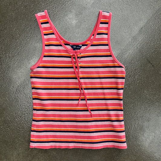 Vintage Y2K SO Lace Up Cami