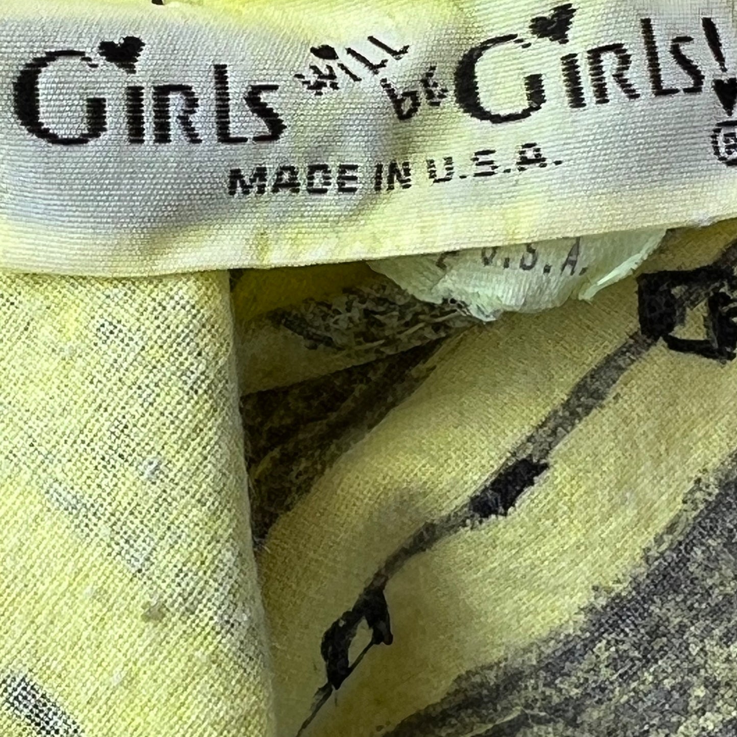 Vintage Yellow Girls Girls Dress