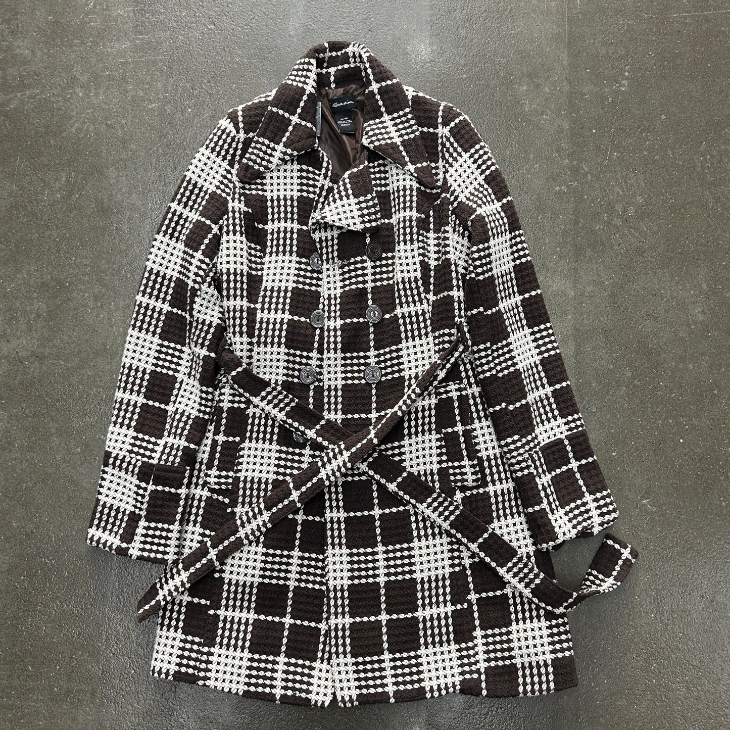 Y2K Seductions Plaid Coat