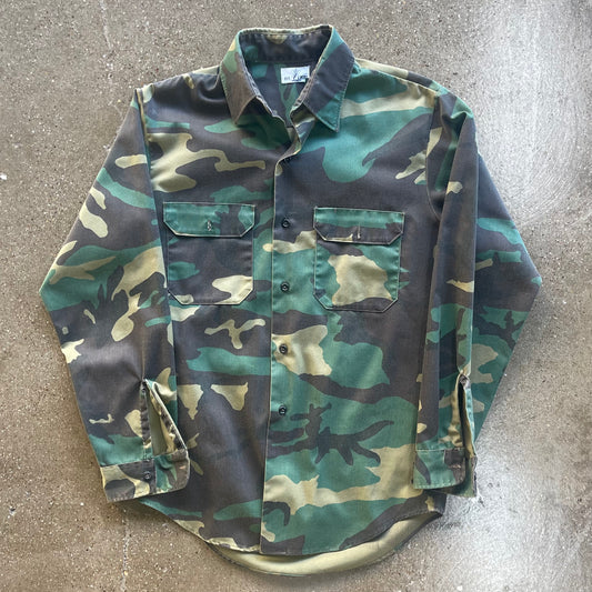 Vintage Rutter Camo Button Up