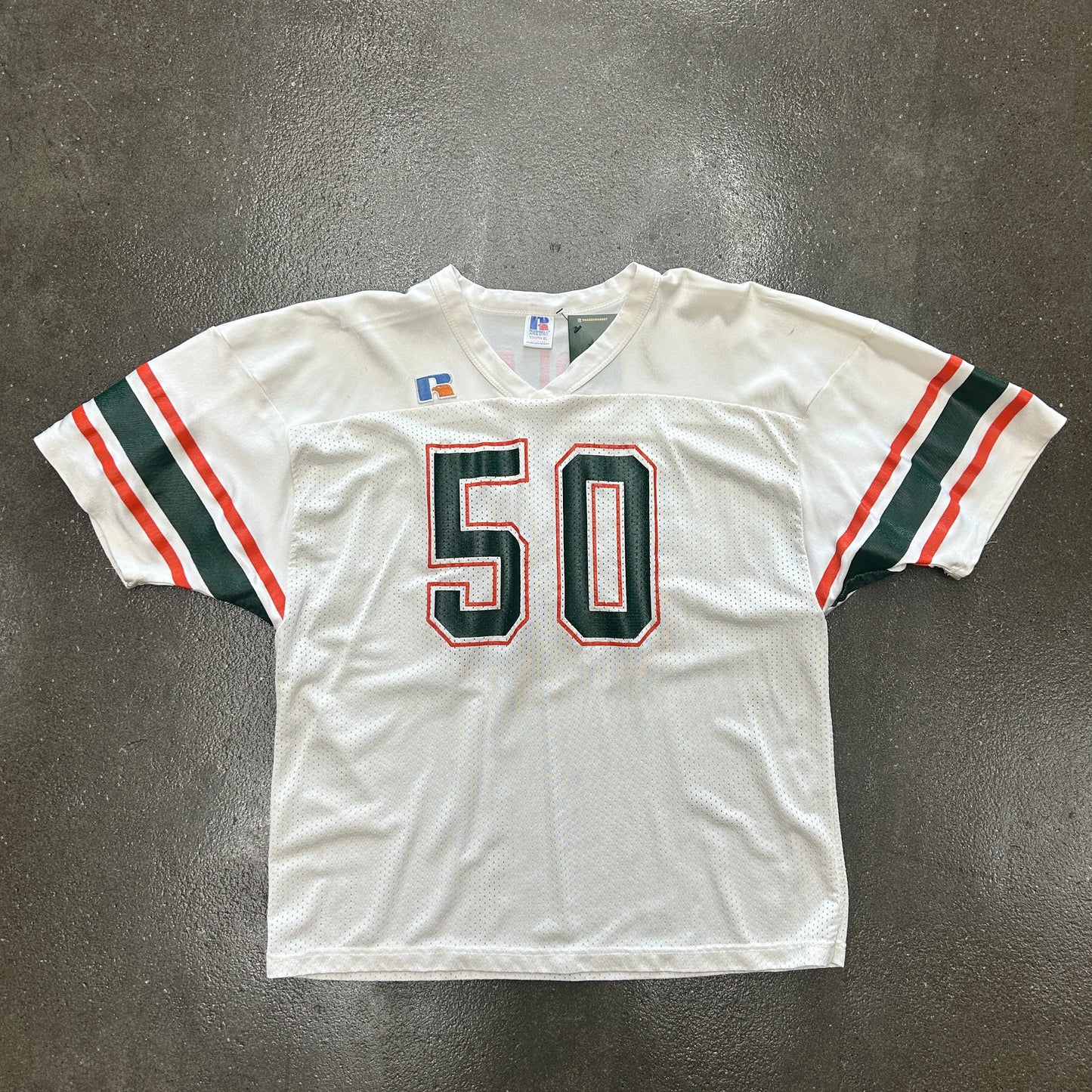 Vintage Russell Athletic Miami Hurricanes Wolfe Jersey