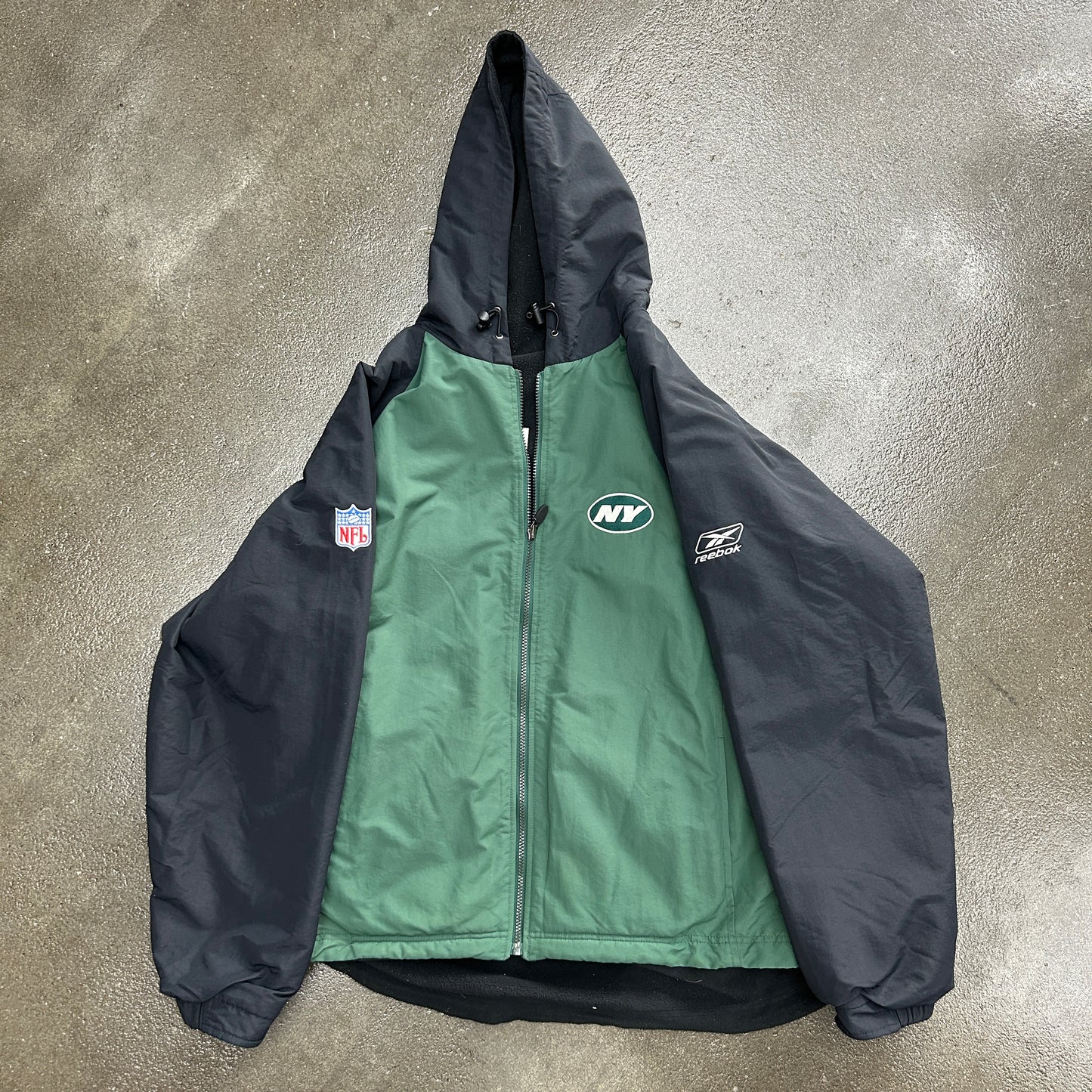 Vintage NY Jets Reversible Jacket