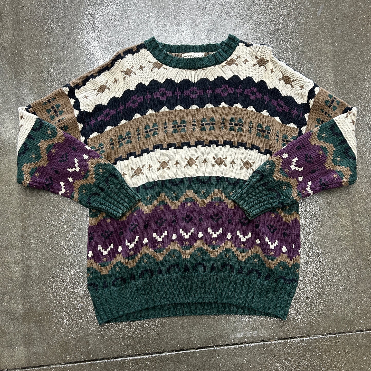 Vintage Woods & Grey Sweater