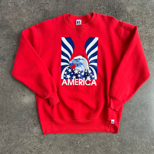 Vintage Eagle America Russell Athletics Crew