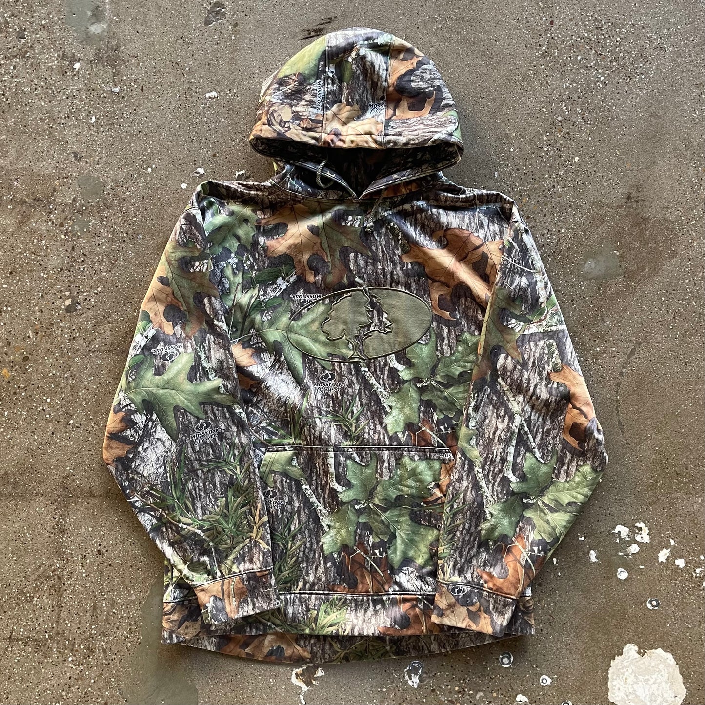 Vintage Mossy Oak Camo Hoodie