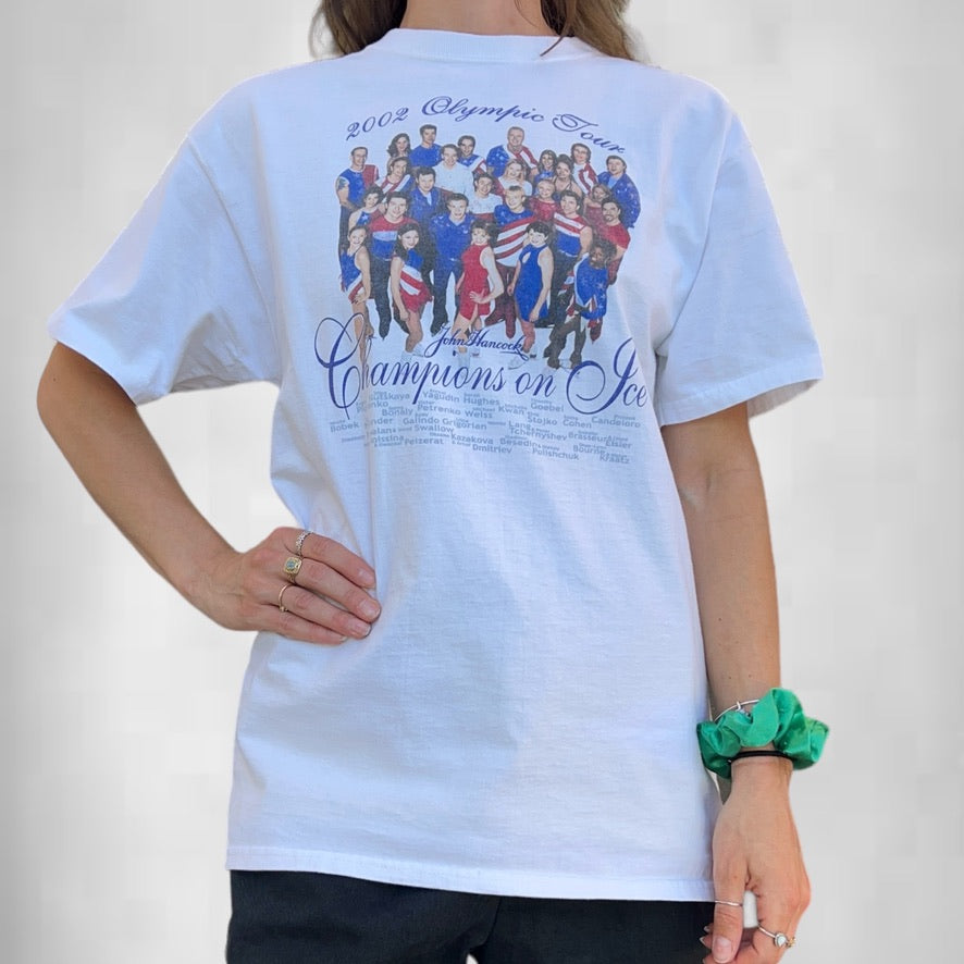 Vintage 2002 Olympic On Ice Tour Tee