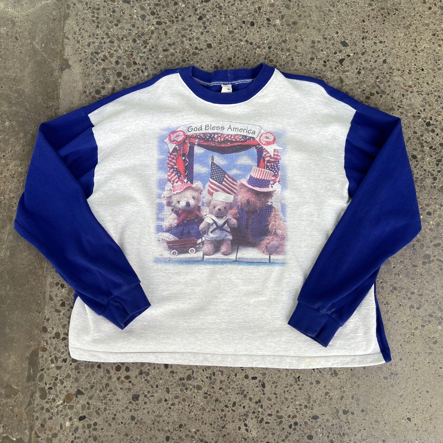 Vintage God Bless America Crewneck