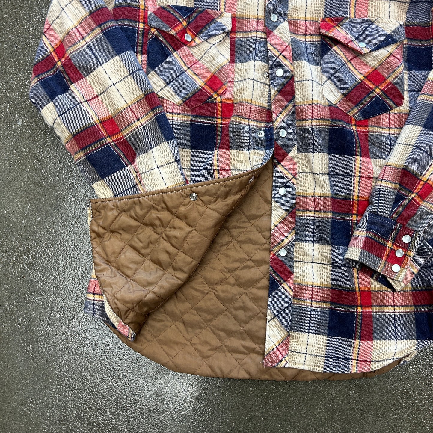 Vintage Timber Run Quilted Flannel