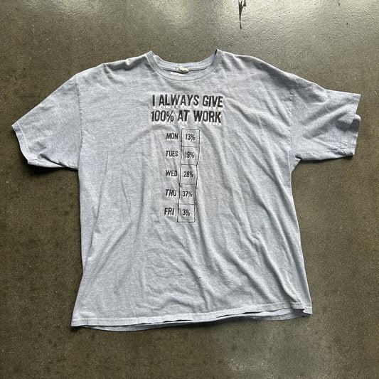 Vintage 100% Effort Work Tee