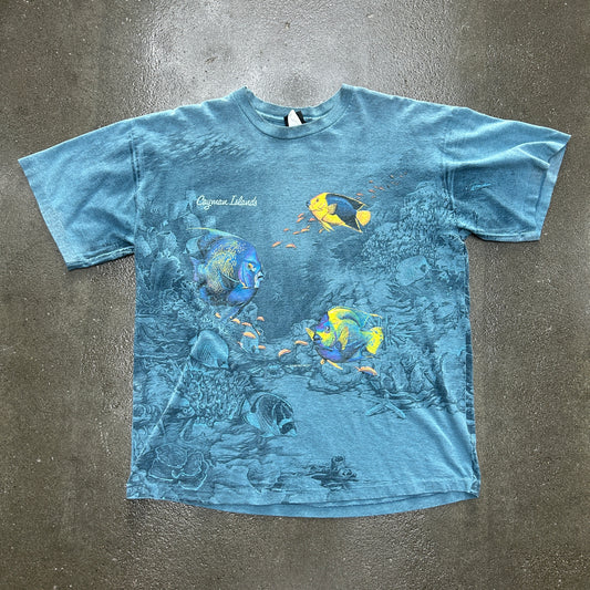Vintage Cayman Islands All Over Print Tee
