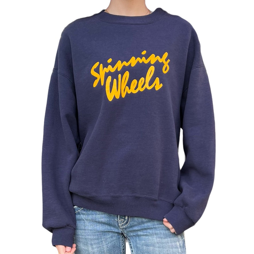 Vintage Spinning Wheels Crewneck