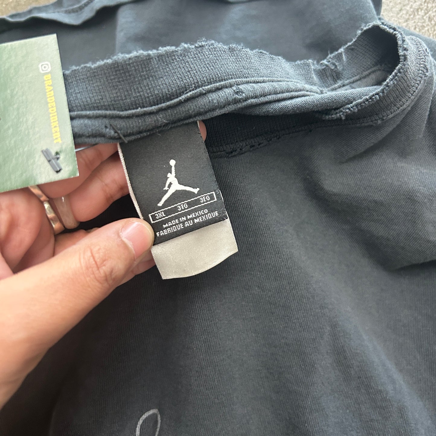 Air Jordan Y2K Distressed Tshirt