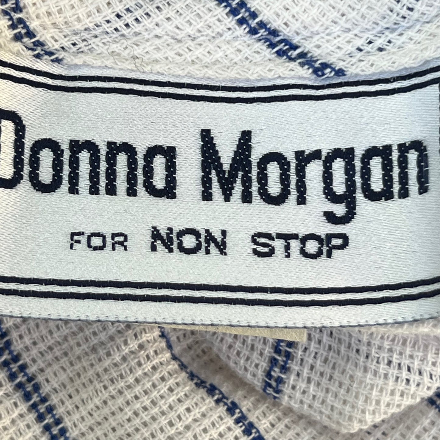 Vintage Stripe Donna Morgan Blouse