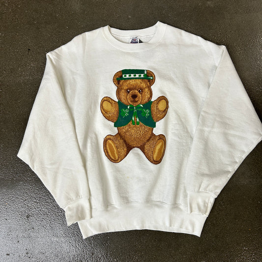 Vintage St Patricks Bear Crewneck