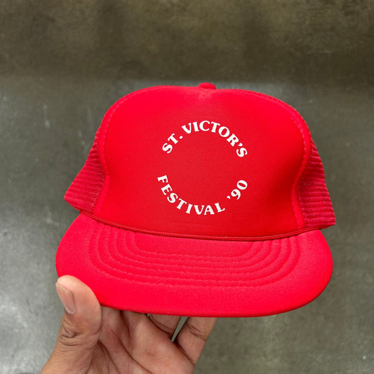 Vintage 1990 St Victors Festival Hat