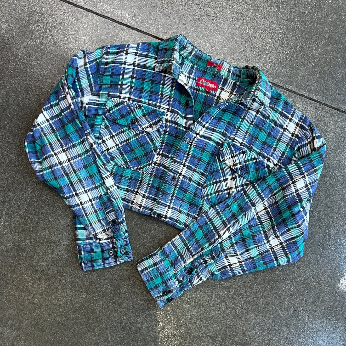 Vintage Coleman Button Up Flannel