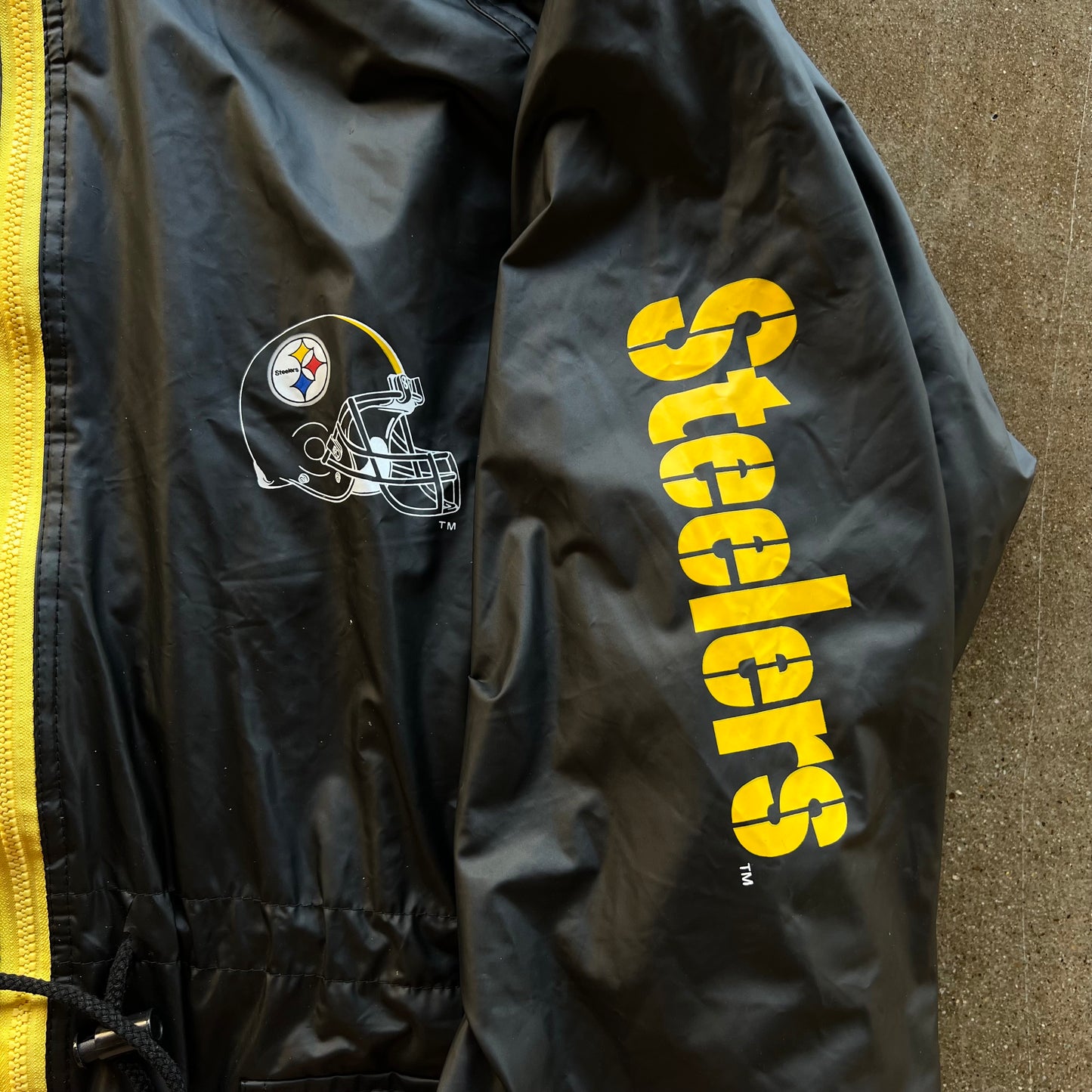 Vintage Steelers Game Day Windbreaker