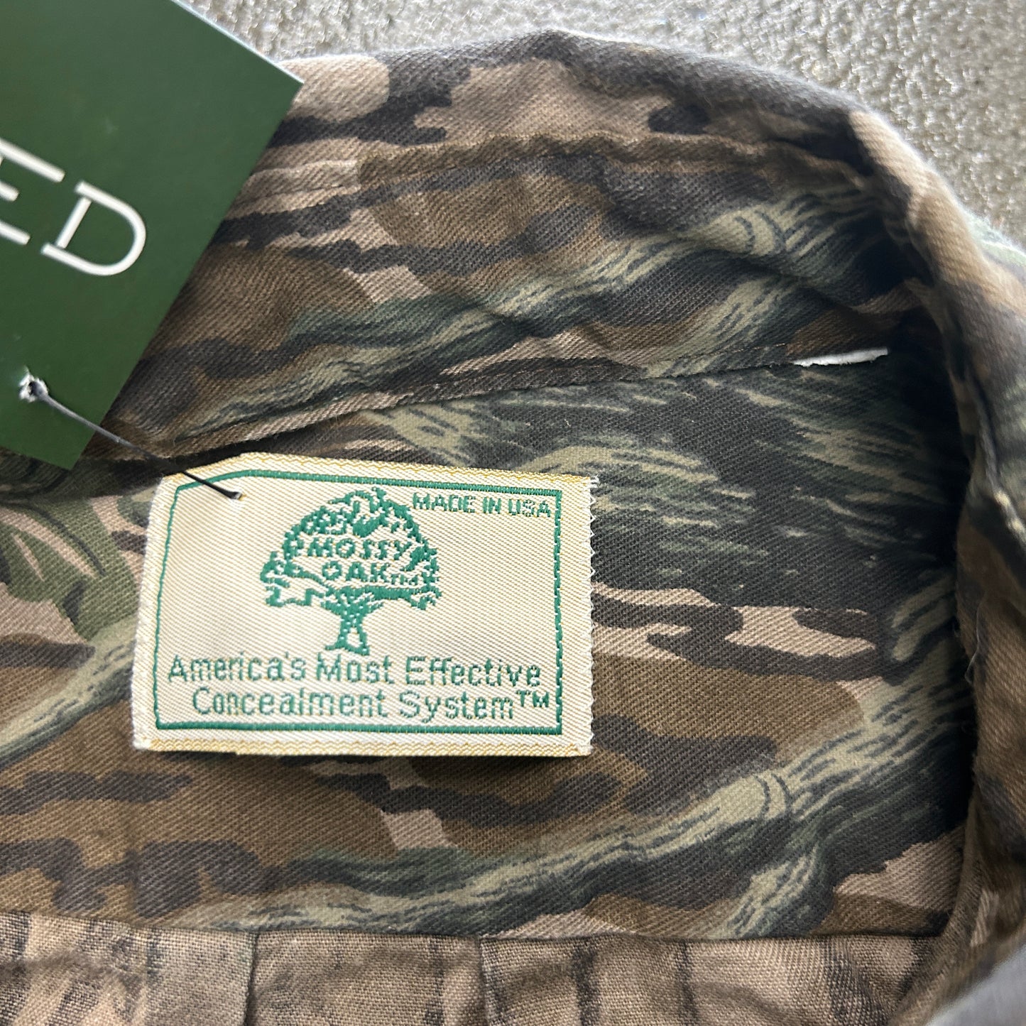 Vintage Mossy Oak Camo Flannel