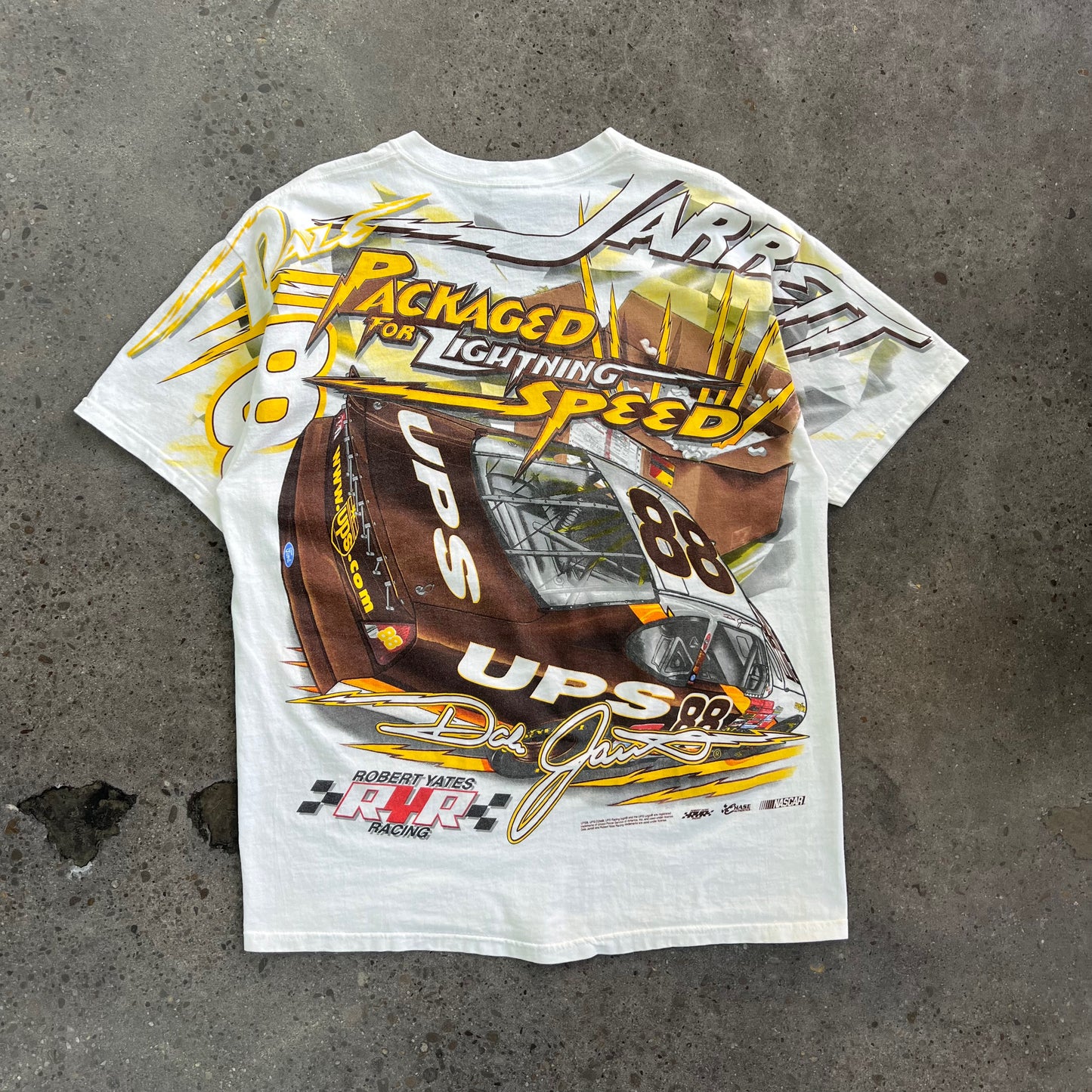 Vintage Dale Jarrett UPS Nascar Tee