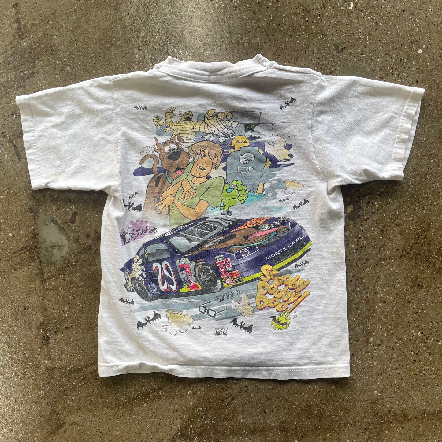 Vintage Scooby Doo Racing Baby Tee